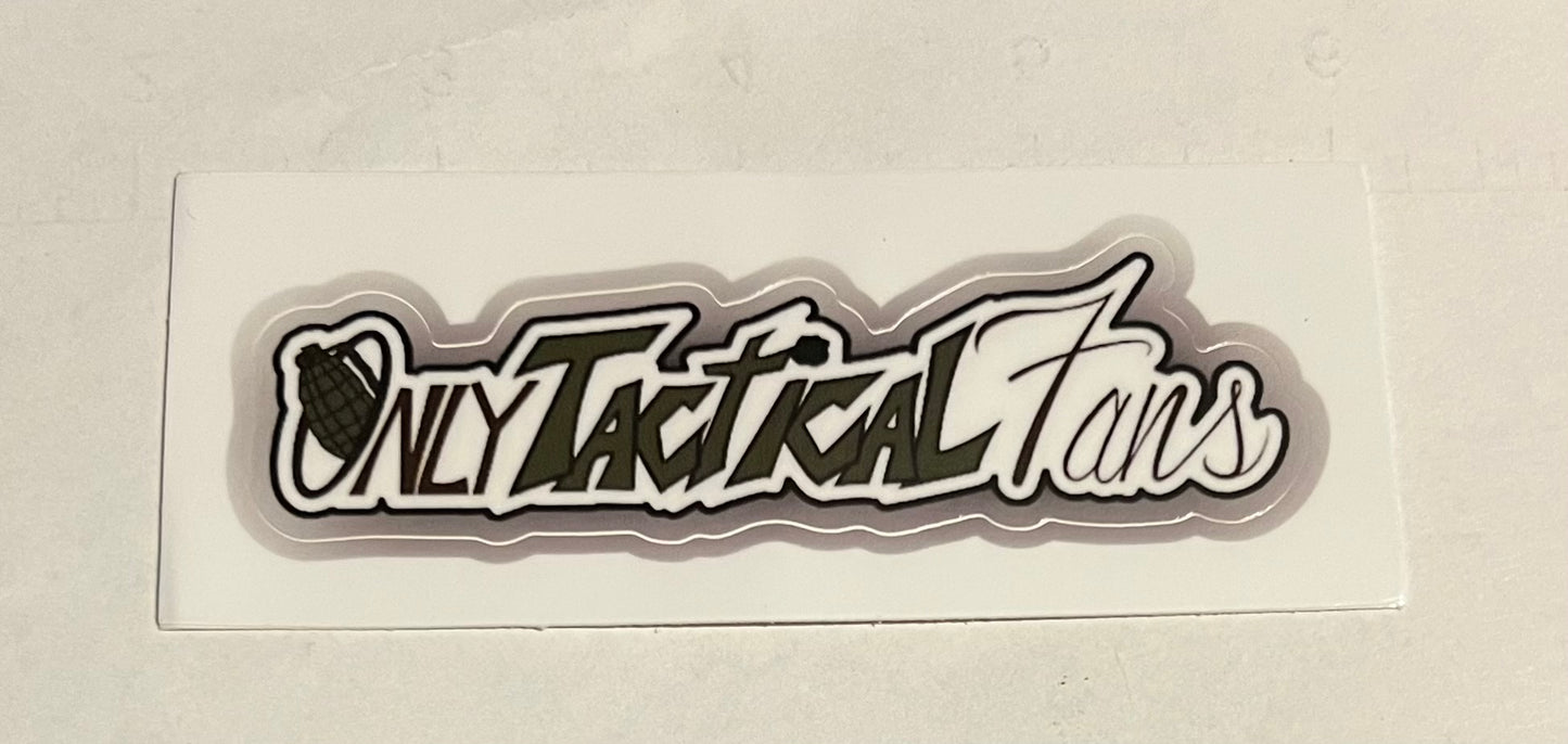 OnlyTacticalFans Inside Sticker