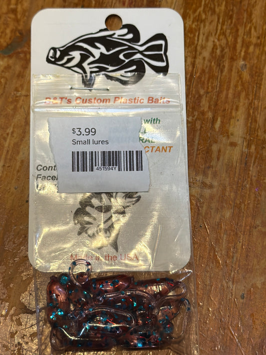 B&T Small Soft Plastic Fishing Baits – Assorted Colors & Styles – Dealer’s Choice