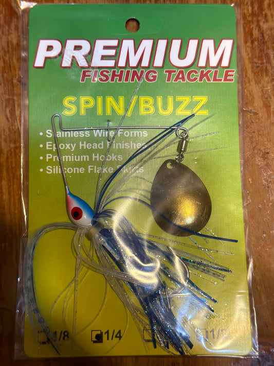 Assorted spinnerbaits and buzzbaits