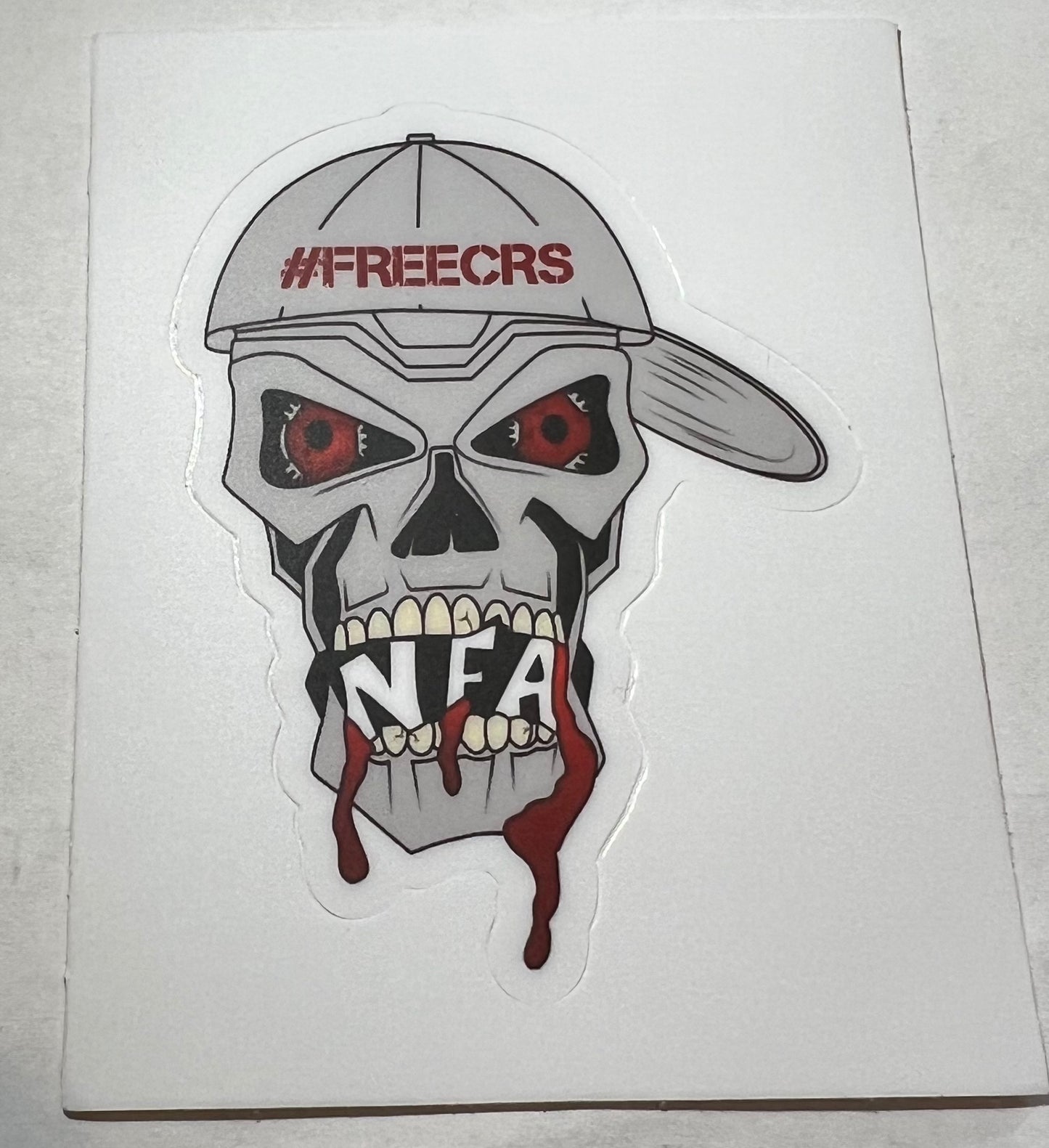 NFA Skull sticker