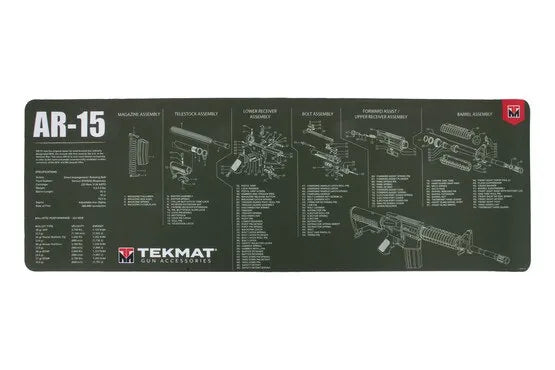 TekMat AR-15 Bench Mat –Cleaning & Work Surface Mat