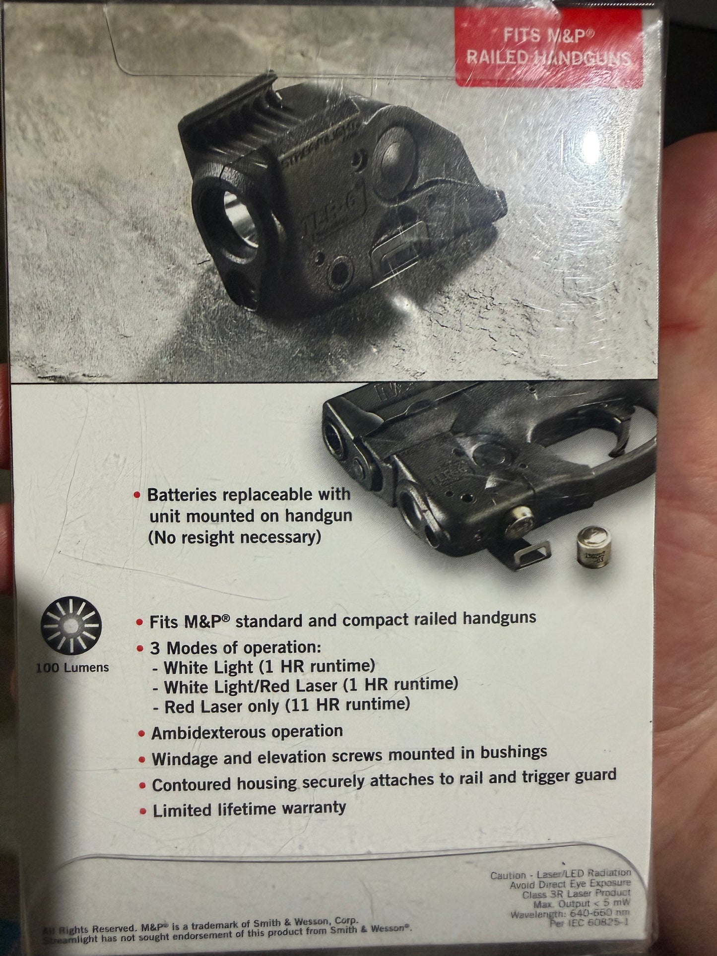 Streamlight TLR-6 Rail Mount Light & Red Laser – S&W M&P
