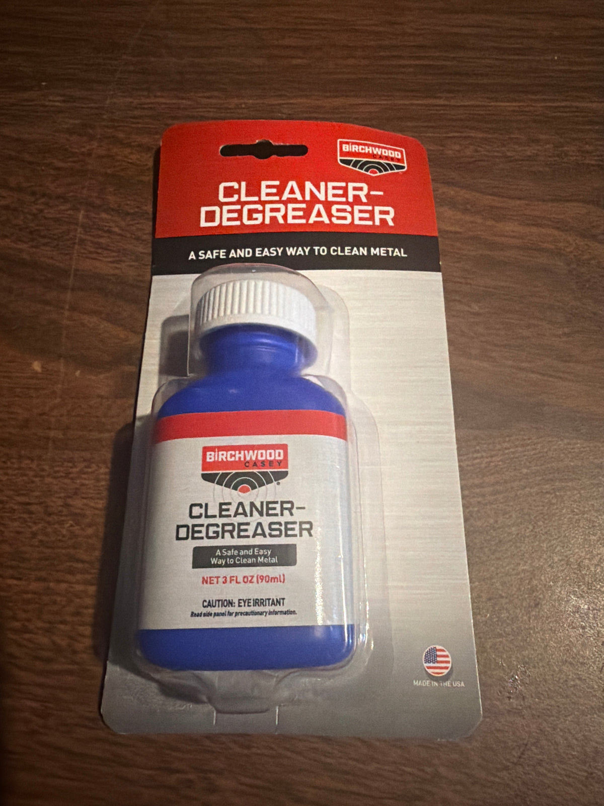 Birchwood Casey Gun Care Chemicals – Cleaner/Degreaser, Blue & Rust Remover – 3 oz