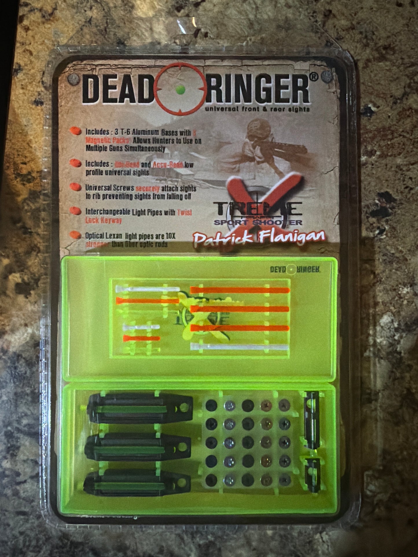 Dead Ringer Universal Shotgun Front & Rear Sight Kit – Fiber Optic – Patrick Flanigan