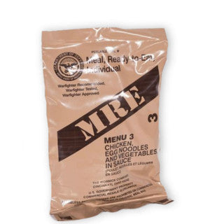 Military MRE – Ready-to-Eat Meal (Menus 1–12 | Heater Included )