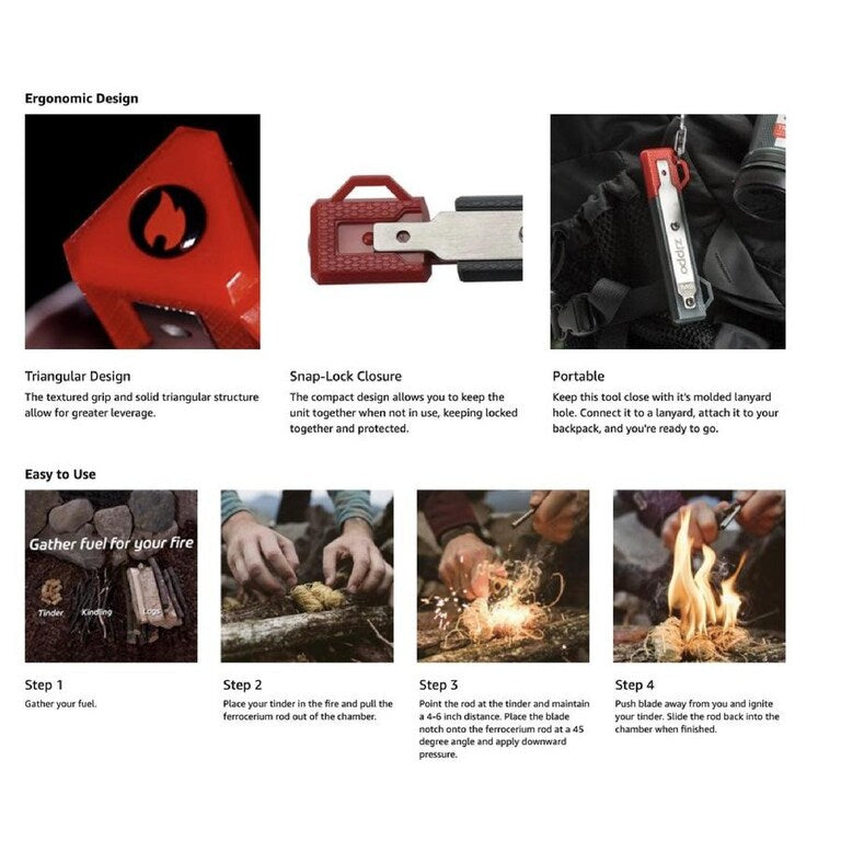 Zippo Mag Strike™ Ferrocerium Fire Starter