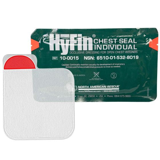 North American Rescue HyFin® Chest Seal (Individual / Occlusive)