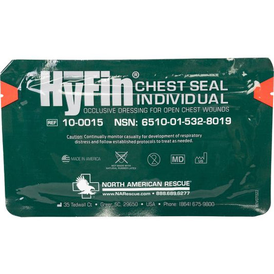 North American Rescue HyFin® Chest Seal (Individual / Occlusive)