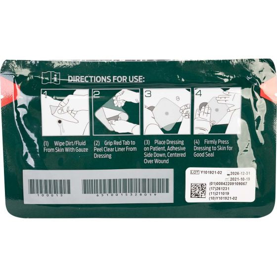 North American Rescue HyFin® Chest Seal (Individual / Occlusive)