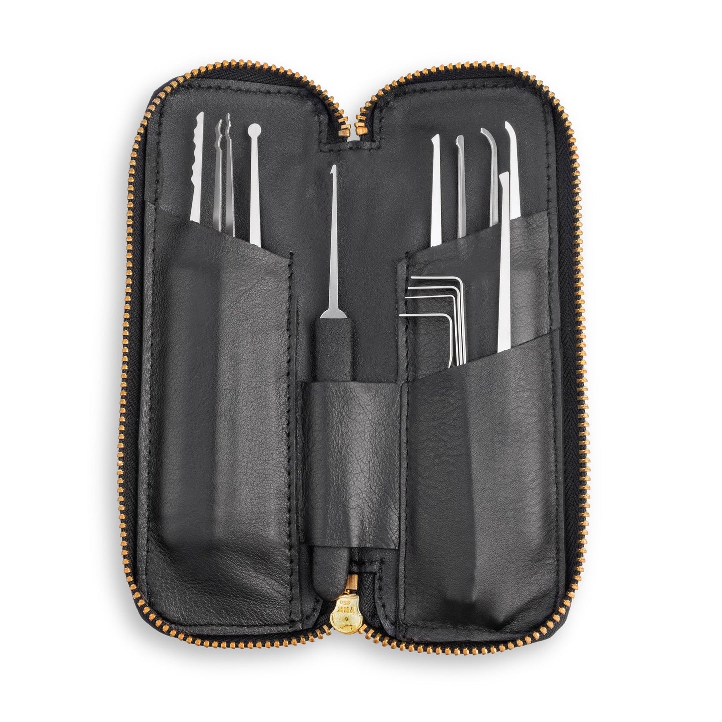 SouthOrd PXS-14 Professional Lock Pick Set – Full Stainless Steel Kit w/ Zipper Case (Made in USA)