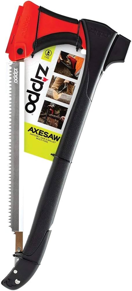 Zippo AxeSaw 4-in-1 Survival Tool – Hatchet, Saw, Hammer & Mallet