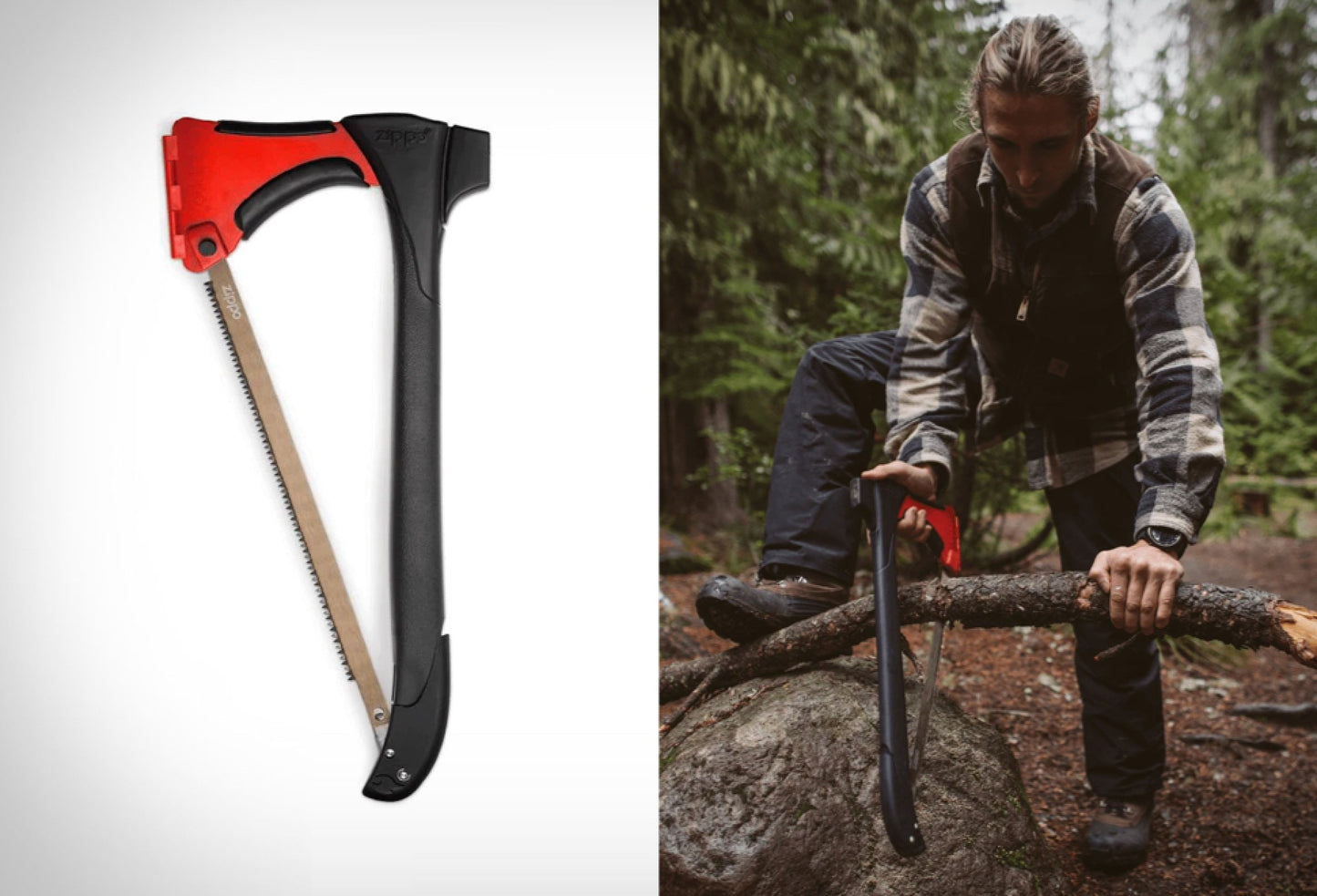Zippo AxeSaw 4-in-1 Survival Tool – Hatchet, Saw, Hammer & Mallet