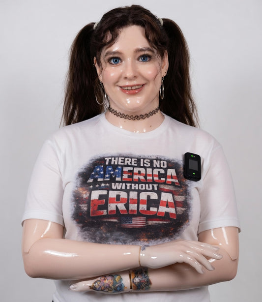 There Is No America Without Erica – Patriotic Graphic T-Shirt (OTF Edition)
