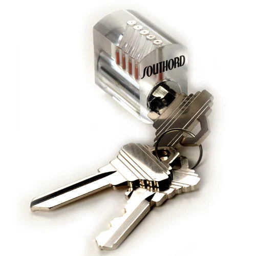 Clear Practice Lock w/ Standard Pins - ST-34